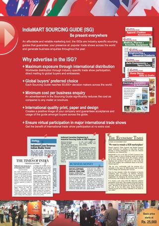 2010 IndiaMART Product Sales Brochure | PDF