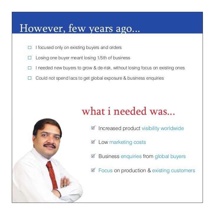 2007 IndiaMART Product Sales Brochure