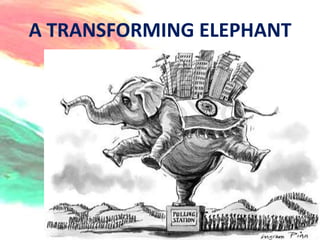A TRANSFORMING ELEPHANT
 
