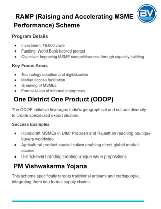 India's MSME Ecosystem – A Case study with In depth Analysis - Garima ...