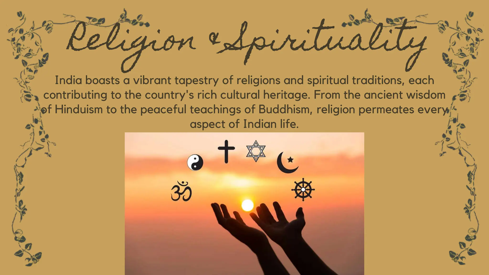Indian Culture & Traditions A Tapestry of Diversity and Richness.pptx ...