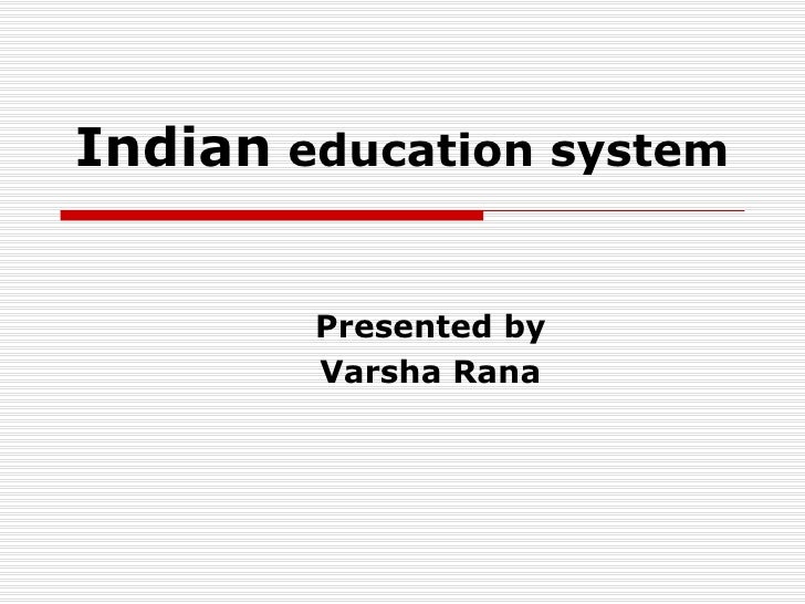 Essay on current indian education system