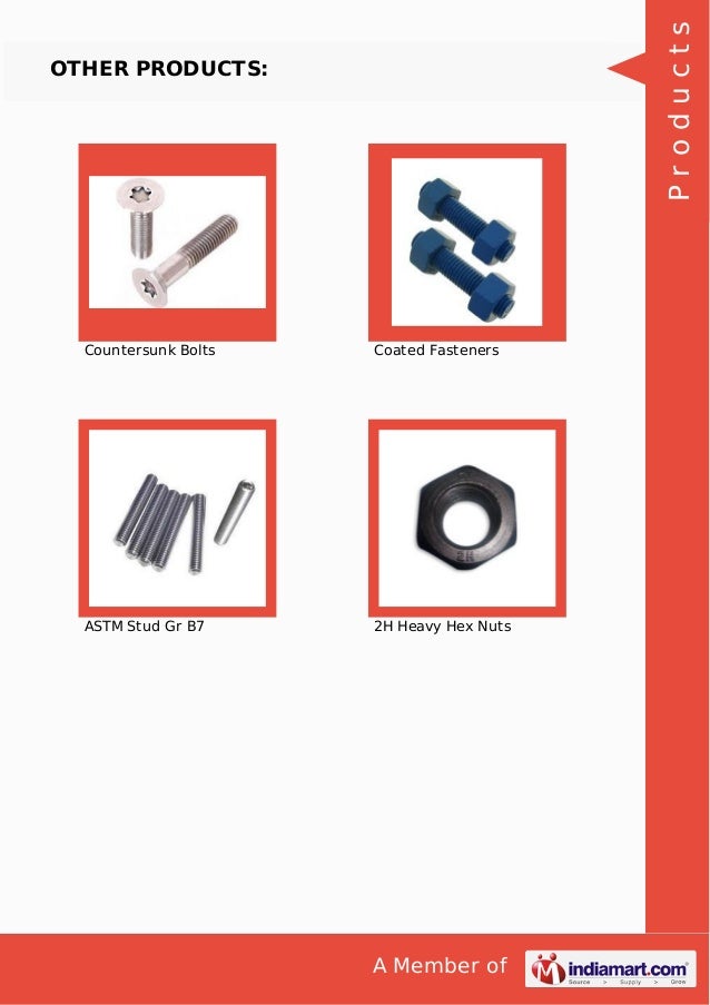 Indian Fasteners Marketing, Chennai, Industrial Fasteners