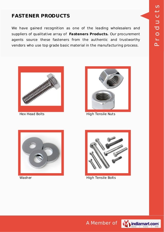 Indian Fasteners Marketing, Chennai, Industrial Fasteners