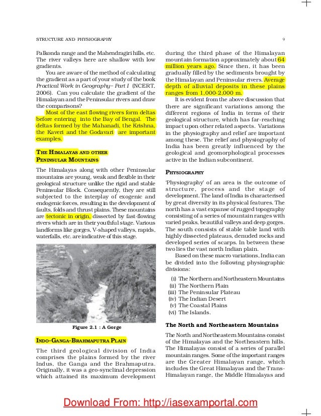 india physical environment ncert