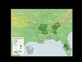 Map of Trail of Tears 