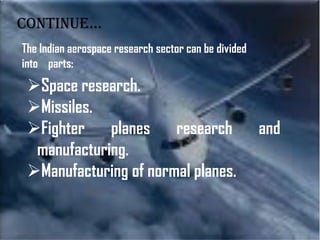 Indian aerospace research
