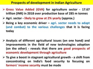 Indian Agricultural Concerns and Future Prospects of Agriculture in ...