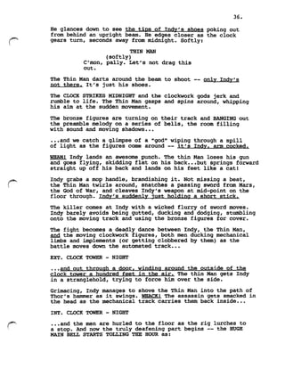 Indiana Jones And The City Of The Gods Frank Darabont script | PPT