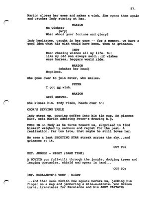 Indiana Jones And The City Of The Gods Frank Darabont script | PPT