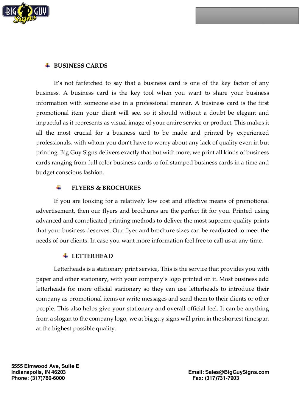 Indianapolis Printing