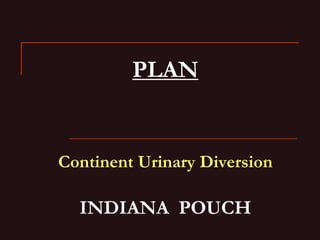 INDIANA pouch for Extrophy Bladder.ppt