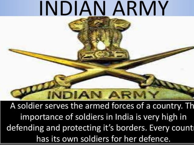 Indian Army PPT indian-army-ppt