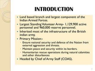 Indian Army | PPTX