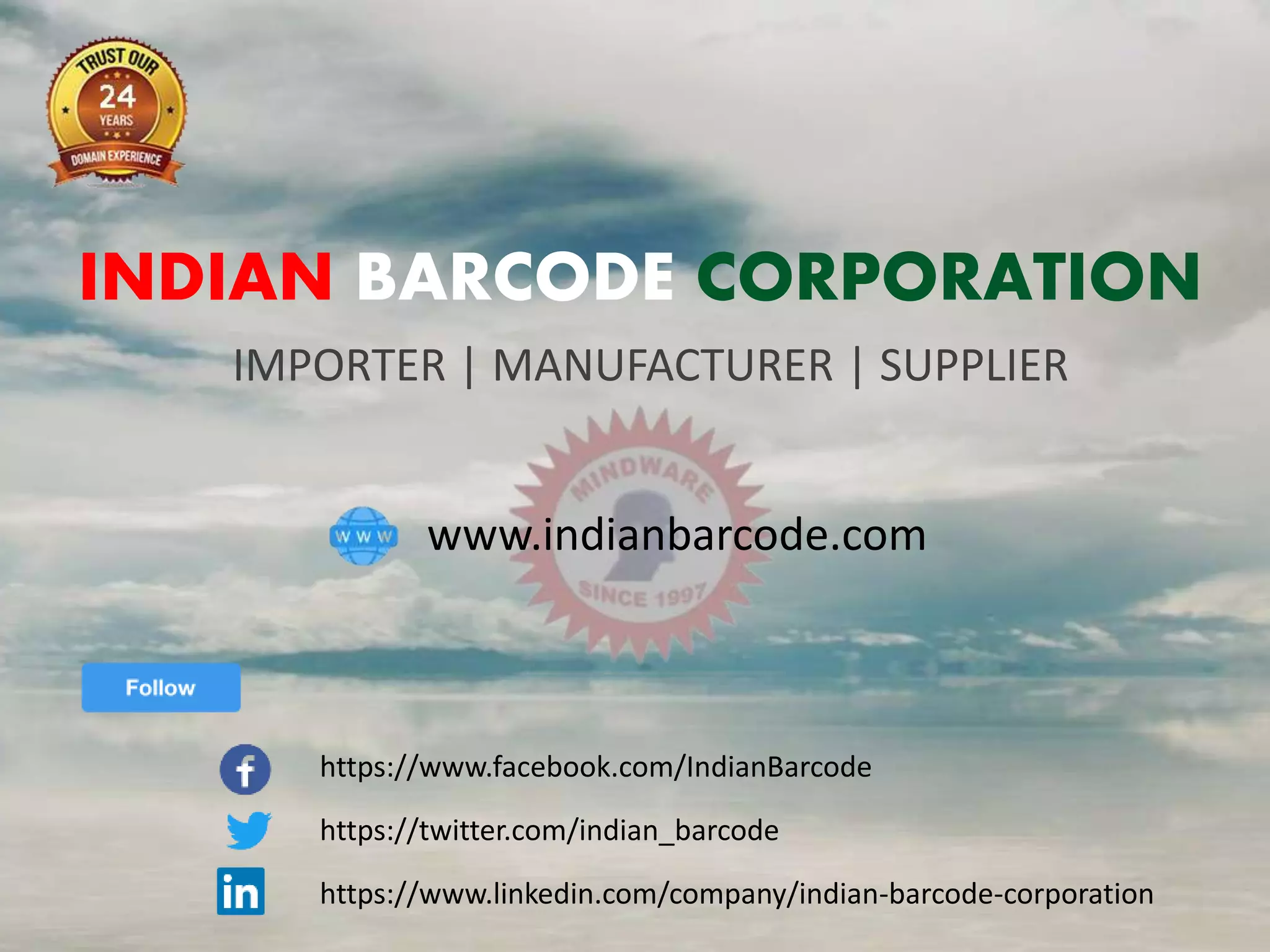 Asia's Biggest Manufacturer of Barcode Labels PPT