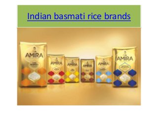 Indian basmati rice brands
 