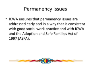 Indian Child Welfare Act | PPT