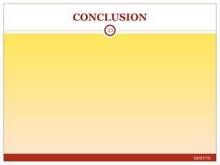 CONCLUSION 04/01/10 