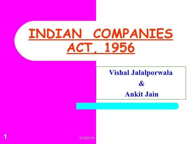 Indian companies act
