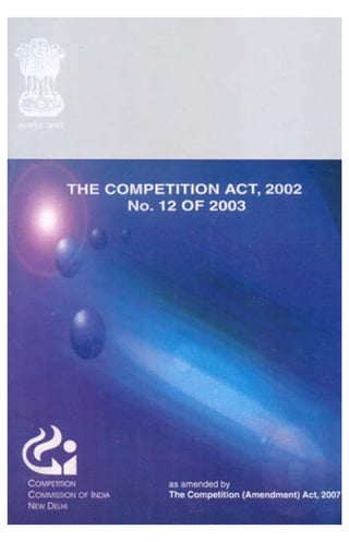 Indian competition act2002
