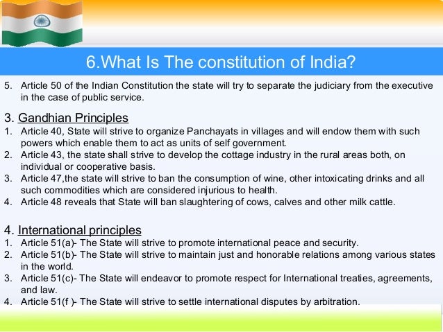 The constitution of india