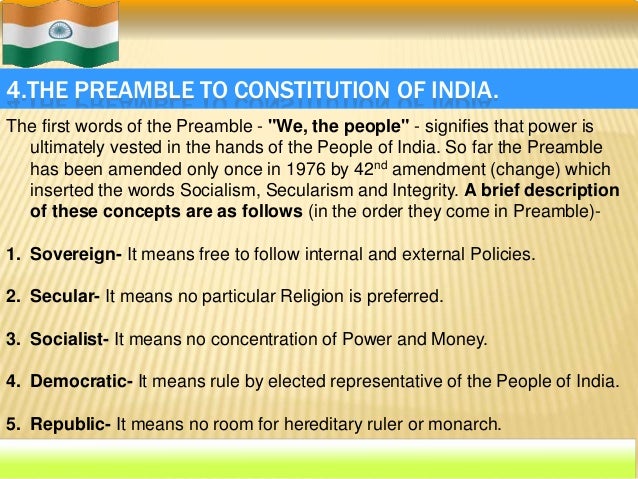 words in indian constitution