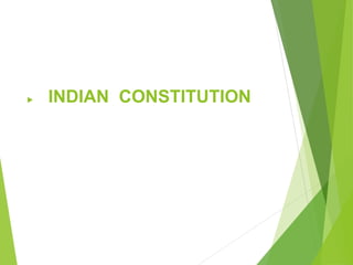  INDIAN CONSTITUTION
 