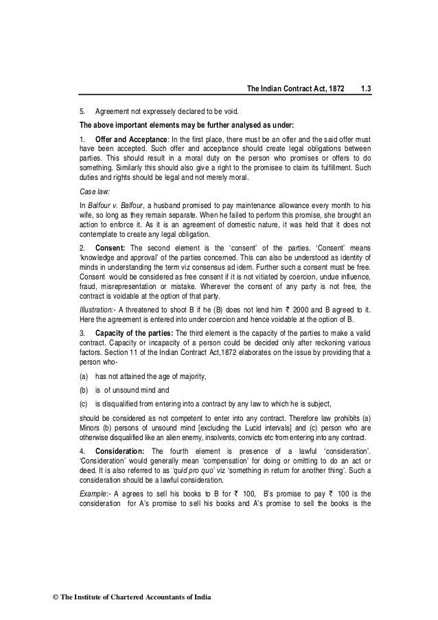 the indian contract act 1872 This is the first lecture on the indian contract act, 1872 it covers the meaning of agreement, meaning of contact, difference between agreement and contract and. the indian contract act 1872 This is the first lecture on the indian contract act, 1872 it covers the meaning of agreement, meaning of contact, difference between agreement and contract and.