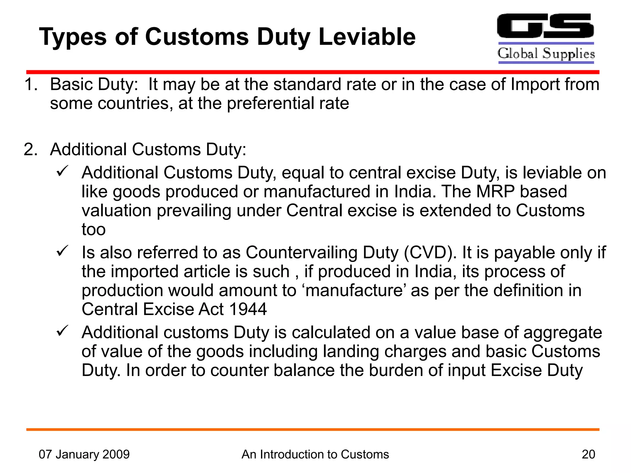 Indian_Customs_Laws_and_Procedures_Intranet.ppt