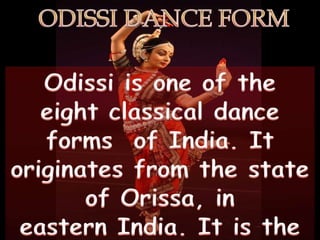 Indian classical dance form
