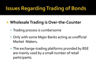 There is no provision for shelf registration.Regulatory IssuesExpensive Public IssuesIssuing process is reportedly slow, at times      taking Several Months.