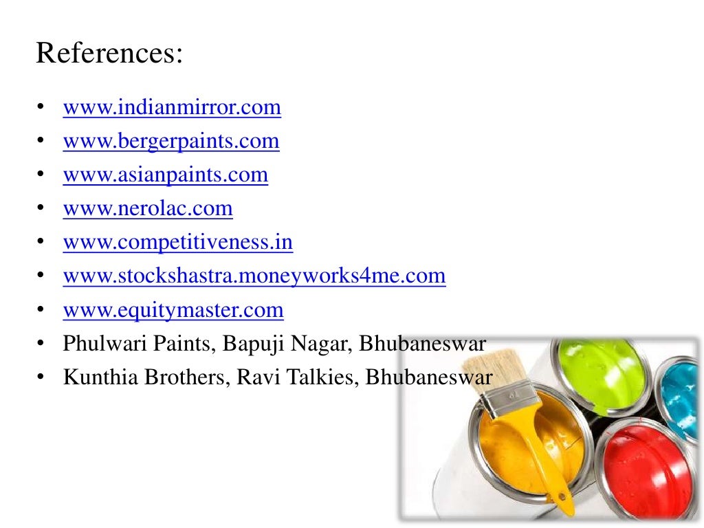 Indian decorative paint industry