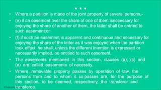 easement act law notes