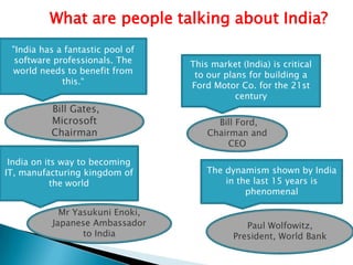 Increasing Forex ReservesSteadily increasing Forex reserves offer adequate security against any possible currency crisis or monetary instabilitySource: Reserve Bank of India & India Brand Equity Foundation (IBEF)