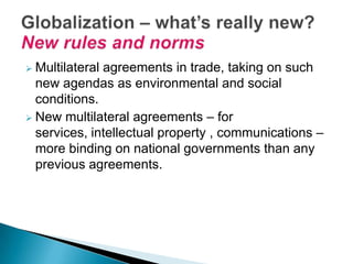 Growing global markets in servicespeople can now offer and trade services globally -- from medical advice to software writing to data processing -- that could never really be traded before.Globalization – what’s really new? New marketsW-2, W-4, 1099 bonuses & stock statementsIndian accountantUS tax payers