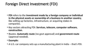 Fdi Geography Examples Indian Economy in Global Context- unit 5.pptx