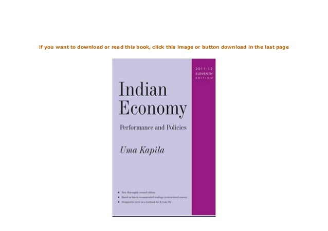 Download P D F Indian Economy Performance And Policies Full P