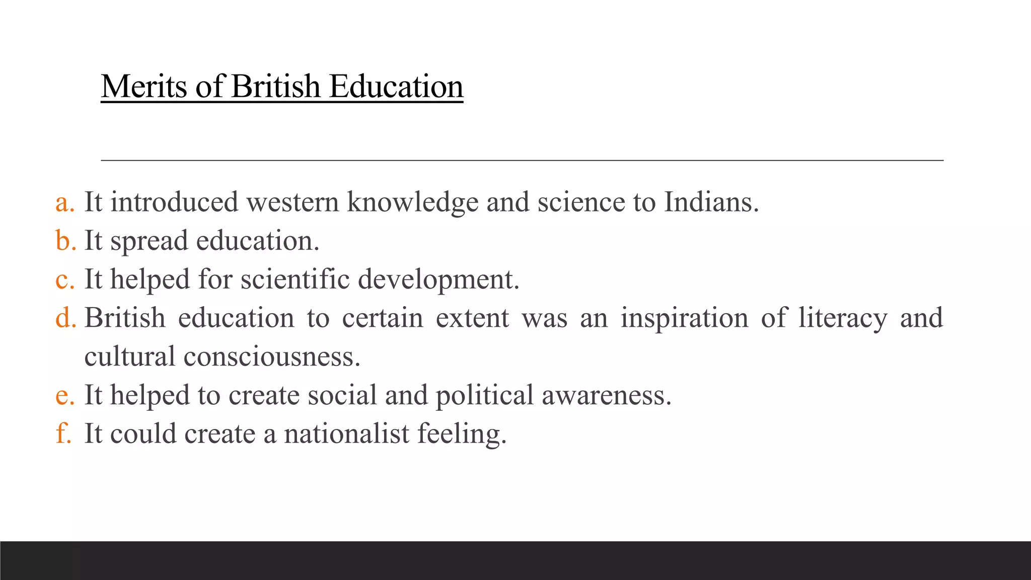 Indian education during british period | PPTX
