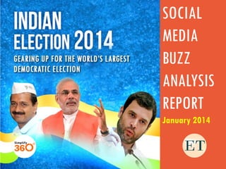 SOCIAL
MEDIA
BUZZ
ANALYSIS
REPORT
January 2014

 
