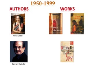 Anita Desai
Salman Rushdie
 