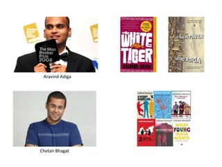Aravind Adiga
Chetan Bhagat
 