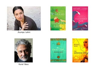 Jhumpa Lahiri
Kunal Basu
 
