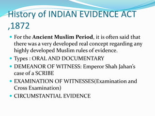 Indian evidence act,1872