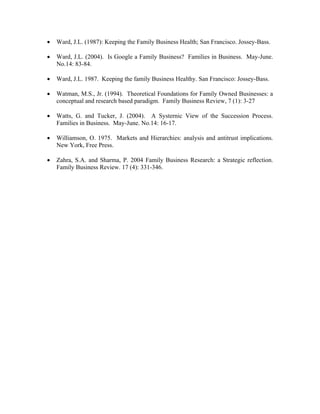 Indian family businesses | PDF
