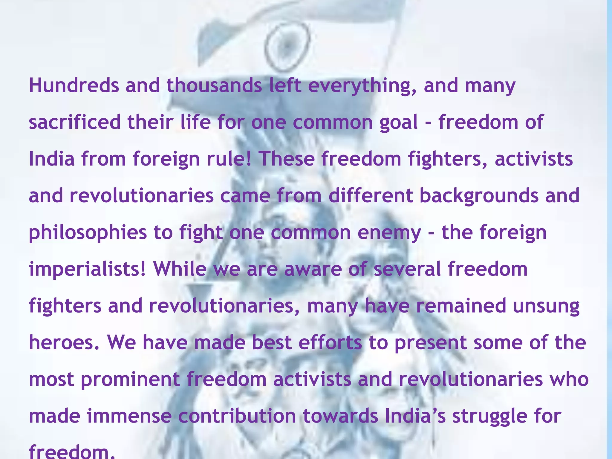 Indian freedom fighters PPTX