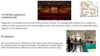 Ihc Case Study Indian Habitat Center case study for architecture | PPTX