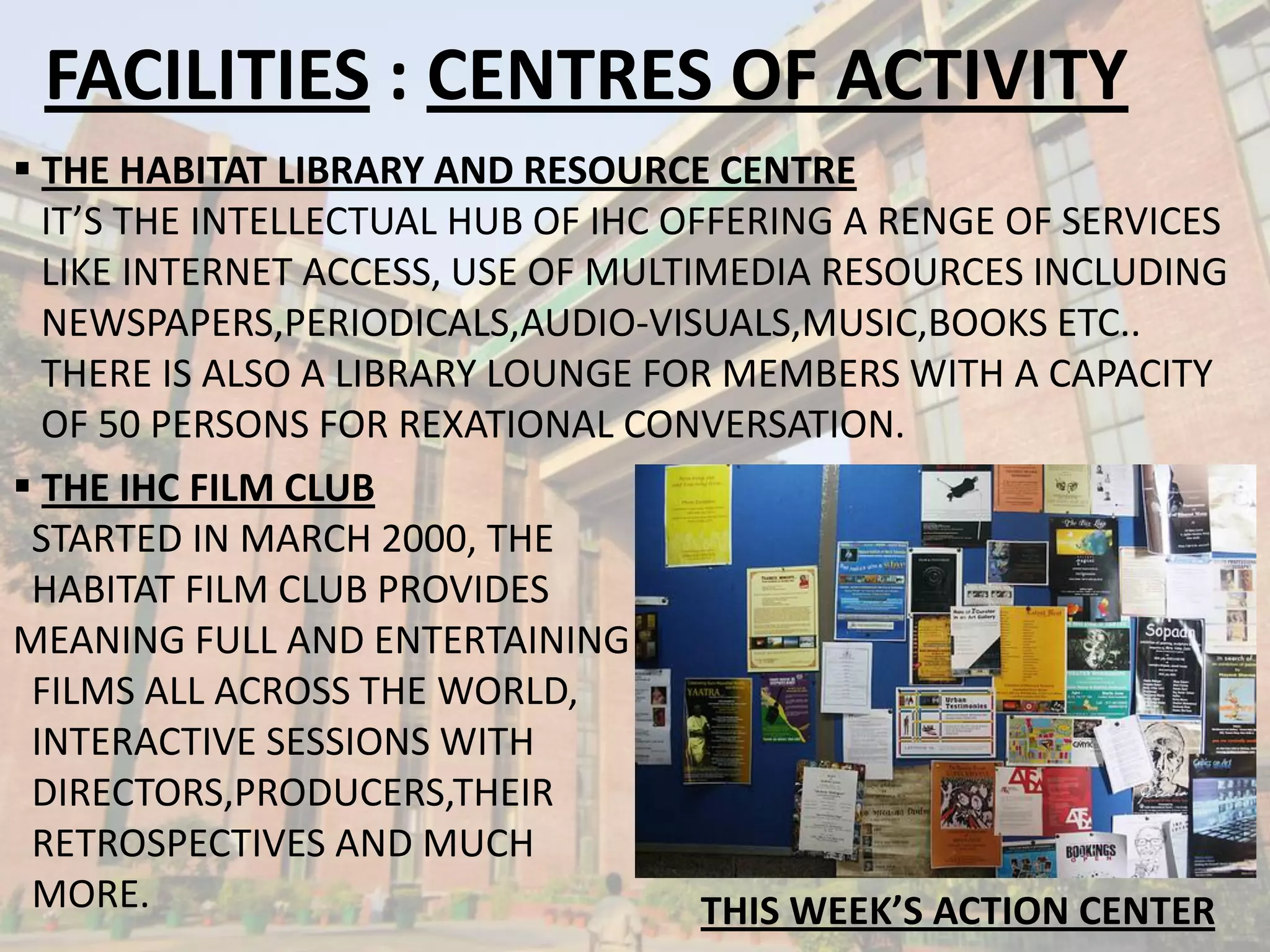 Ihc Case Study Indian Habitat Centre | PDF
