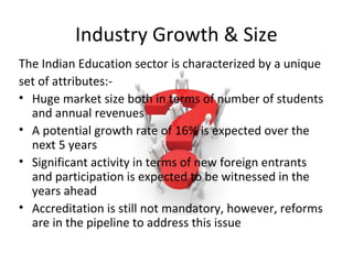 Indian higher education sector | PPT