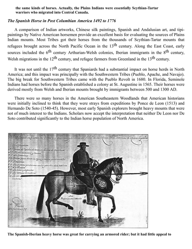 Indian Horses Before Columbus Evidences in America