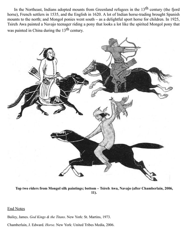 Indian Horses Before Columbus Evidences in America